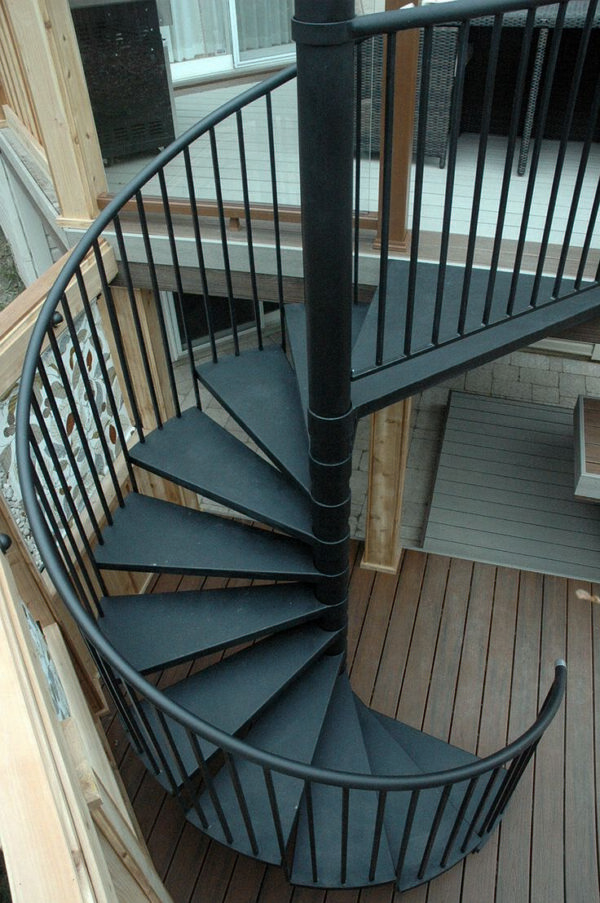 Square Spiral Stair Case
